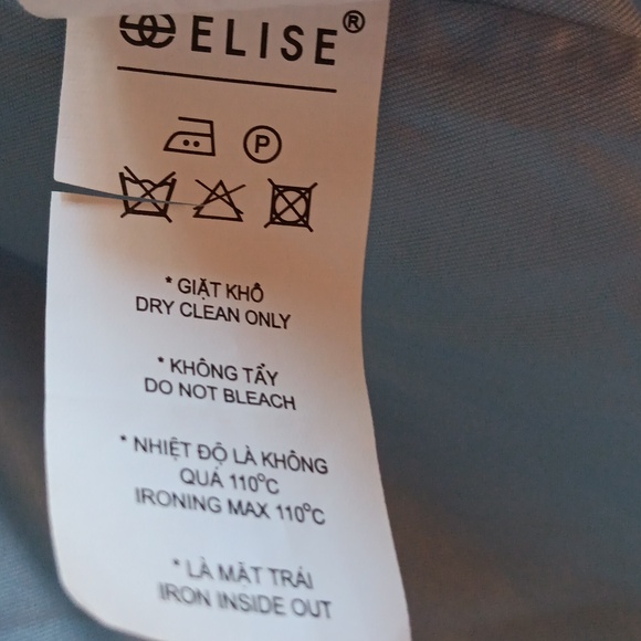 Elise powder blue Chanel like bomber - Picture 9 of 9